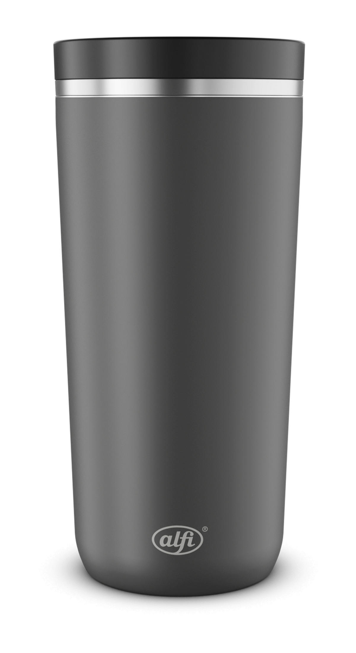 THERMOBECHER ISO COFFEE MUG PRO 0,38 L  - Schwarz, Basics, Metall (0.38l) - Alfi