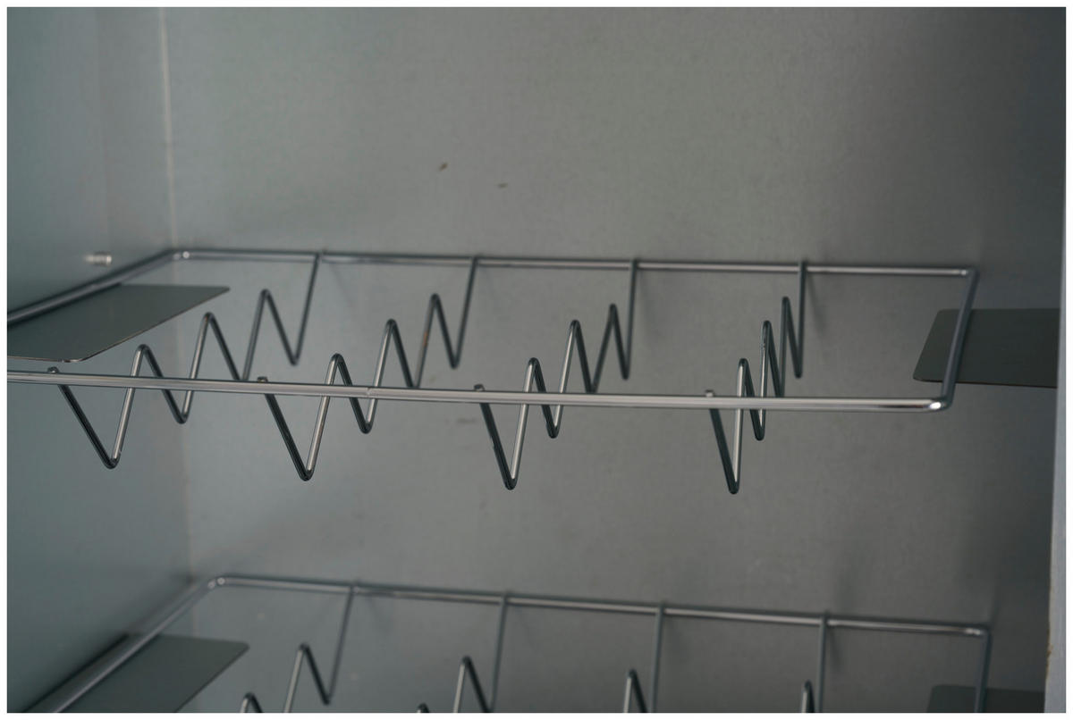 RÄUCHEROFEN - Grau, Basics, Metall (44/80/28cm)