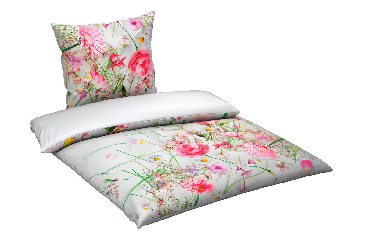 WENDEBETTWÄSCHE Satin 155/220 cm  - Multicolor, Textil (155/220cm) - Esposa