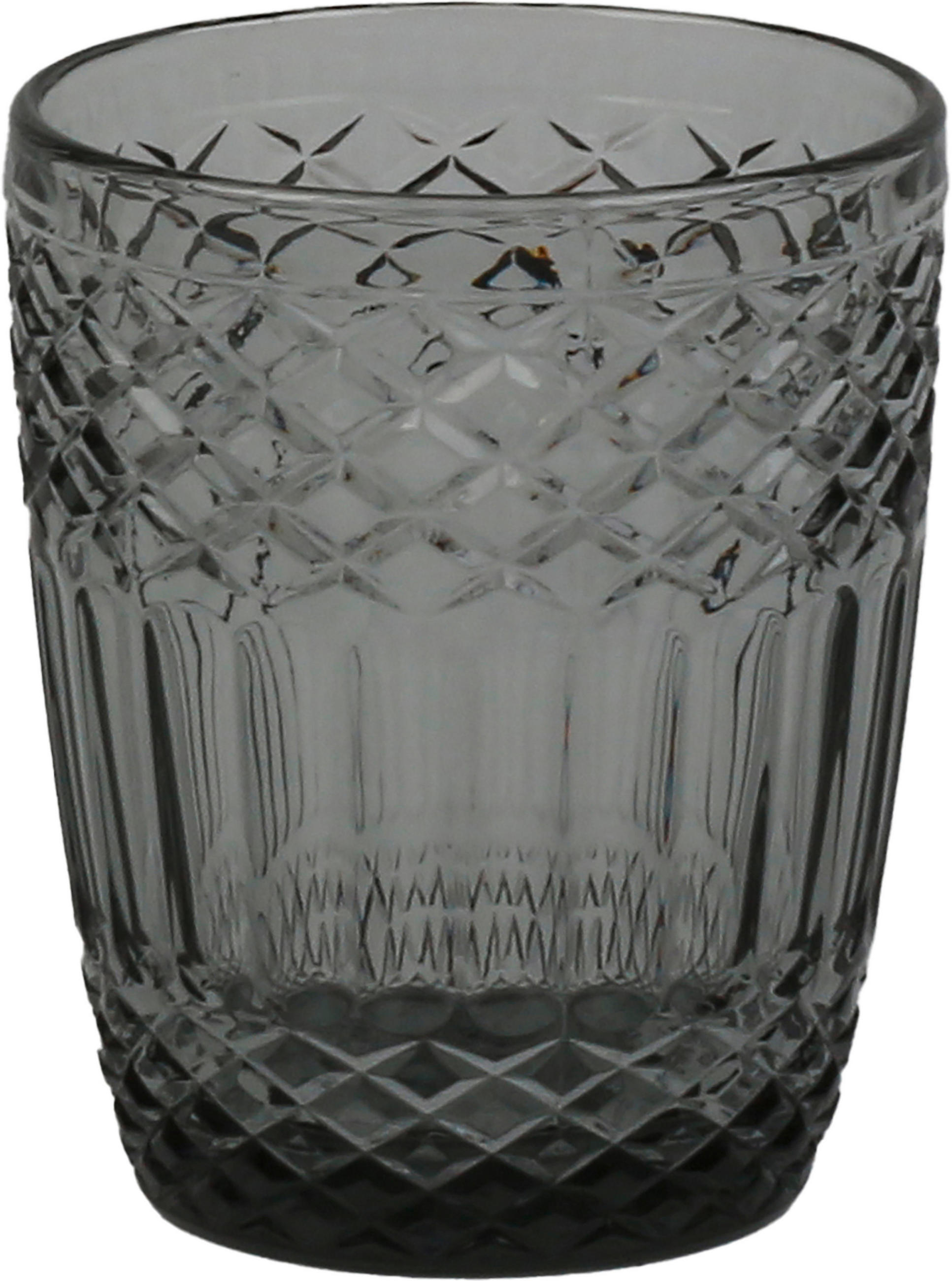 WASSERGLAS 300 ml  - Schwarz, Trend, Glas (8/10cm) - Novel