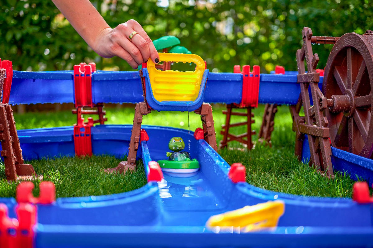 WASSERBAHN  - Blau, Basics, Kunststoff (26/60/51,50cm) - Simba