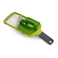 ZÖLDSÉGSZELETELŐ - zöld, Basics, műanyag (10/30/5,8cm) - Joseph Joseph