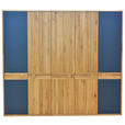 KLEIDERSCHRANK  in Eiche Artisan, Wildeiche  - Wildeiche/Eiche Artisan, KONVENTIONELL, Glas/Holz (256,8/225/58,5cm) - Linea Natura
