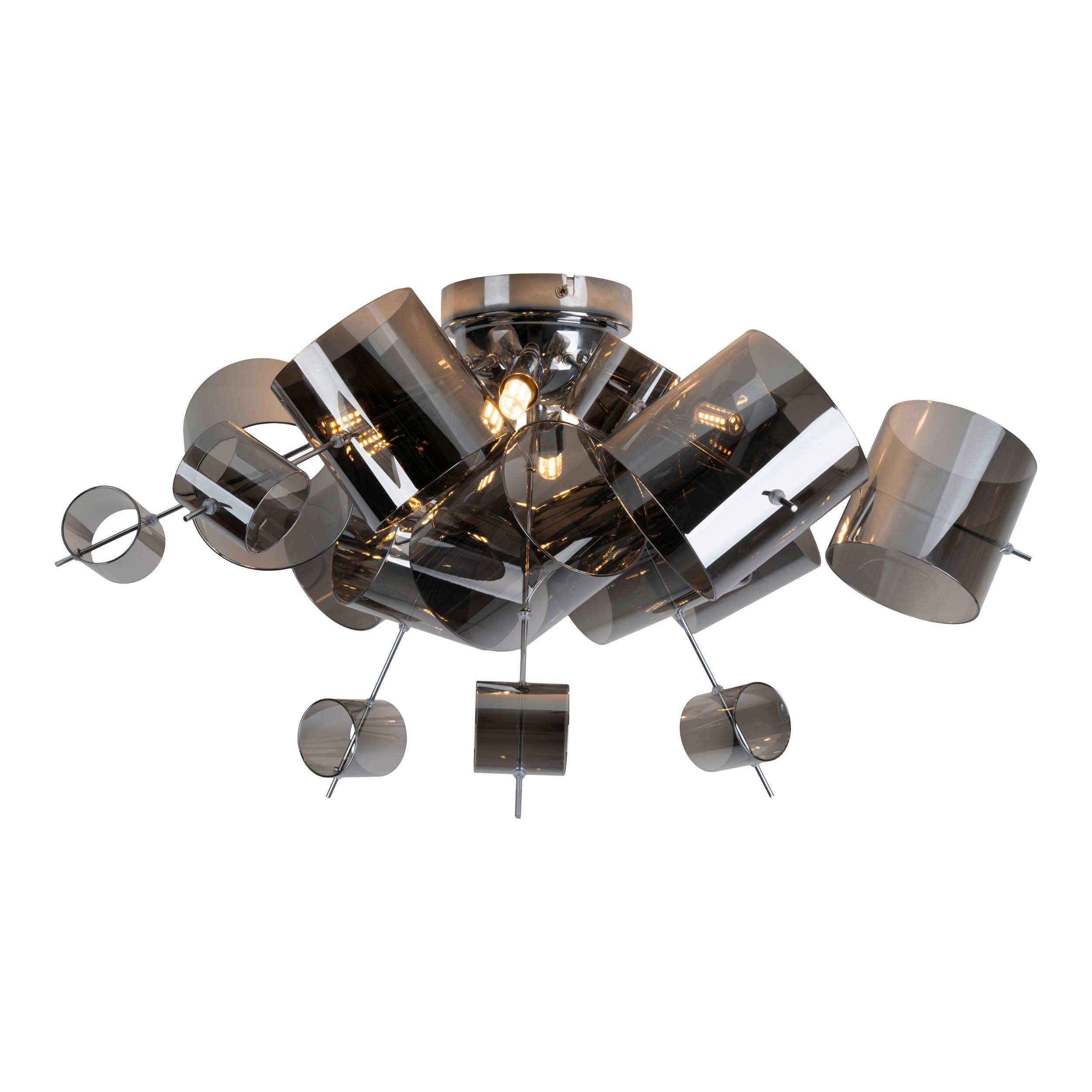 Thumbnail - Näve Deckenleuchte Sirius, Chrom, Metall, Glas, rund,rund, 38 cm, Lampen & Leuchten, Innenbeleuchtung, Leuchten nach Räu...