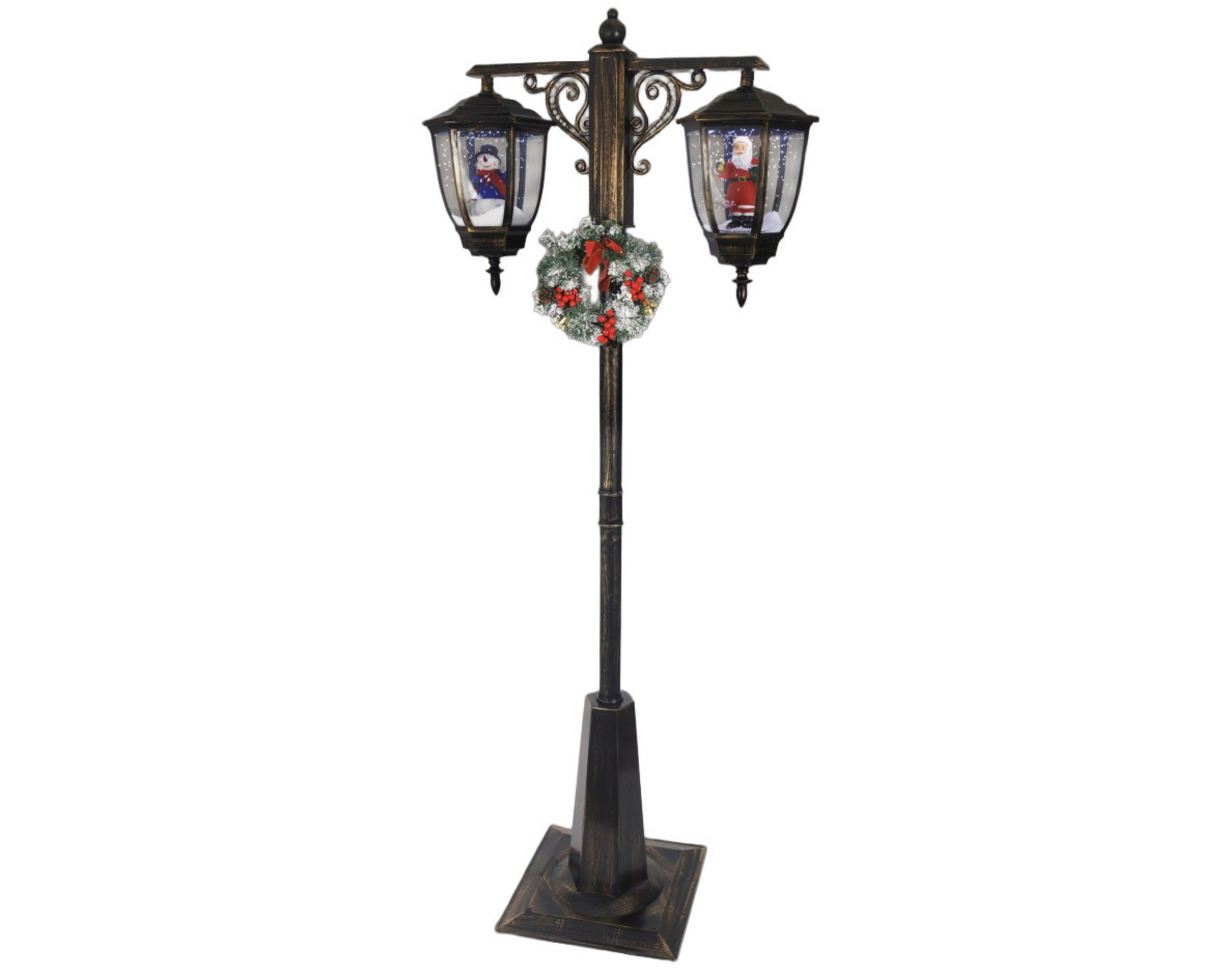 LED LUCERNA plast - tmavě hnědá, Lifestyle, plast (40/188/80cm) - X-Mas