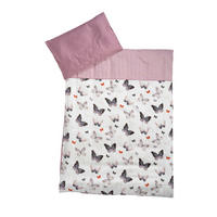 BABYBETTWÄSCHE Butterfly bunt 100/135 cm  - Basics, Textil (100/135cm) - Bebe's Collection