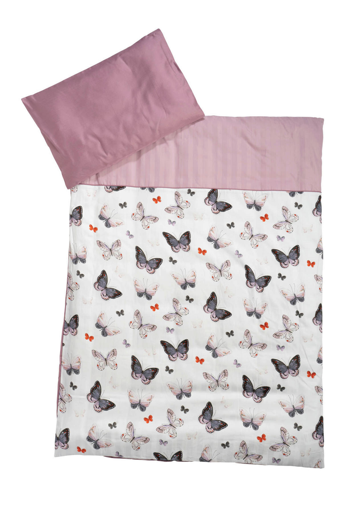 BABYBETTWÄSCHE Butterfly bunt 100/135 cm  - Basics, Textil (100/135cm) - Bebe's Collection