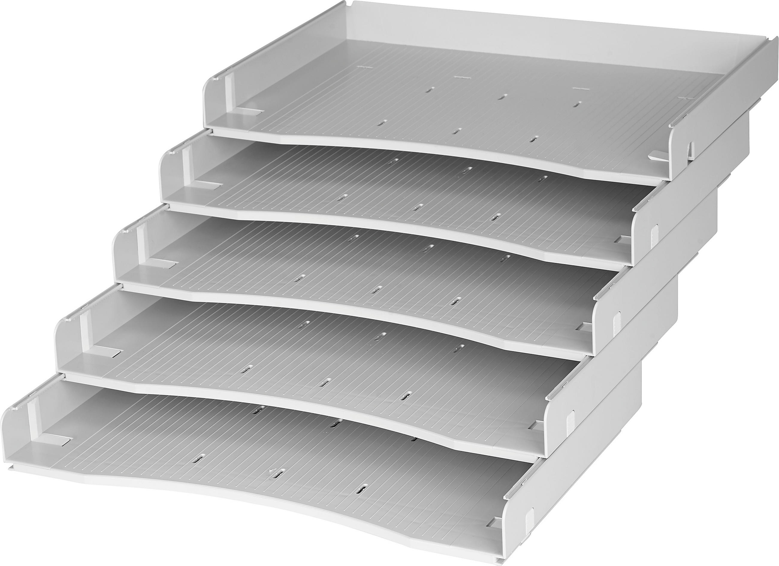 INNENEINTEILUNG Kunststoff Grau  - Grau, KONVENTIONELL, Kunststoff (32,7/21,2/3,3cm) - Venda