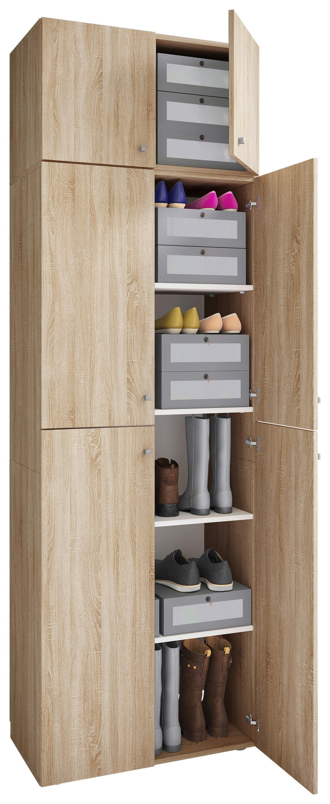 KLEIDERSCHRANK  in Sonoma Eiche  - Sonoma Eiche, MODERN, Holzwerkstoff (70/223/39cm) - MID.YOU