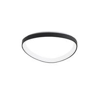 LED-DECKENLEUCHTE Quirk 42/7 cm   - Goldfarben, Design, Kunststoff/Metall (42/7cm) - Fabas Luce