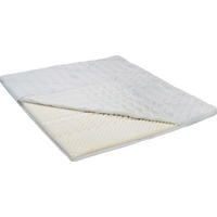 VRCHNÍ MATRACE, 180/200 cm - bílá/světle modrá, Basics, textil (180/200cm) - Sleeptex