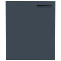 KÜCHENSCHRANKFRONT 60/72/1,9 cm  in Blau  - Blau/Schwarz, MODERN, Holzwerkstoff/Metall (60/72/1,9cm) - Nobilia