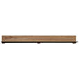 WANDBOARD in 145/14/20 cm Eichefarben  - Eichefarben, Design, Glas/Holz (145/14/20cm) - Novel