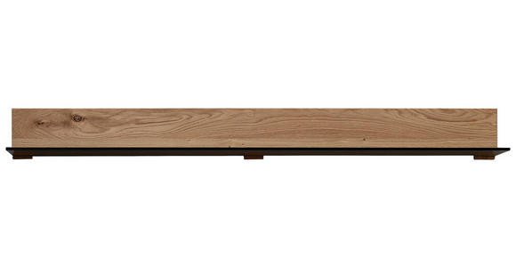 WANDBOARD Eiche furniert Eichefarben  - Eichefarben, Design, Glas/Holz (145/14/20cm) - Novel