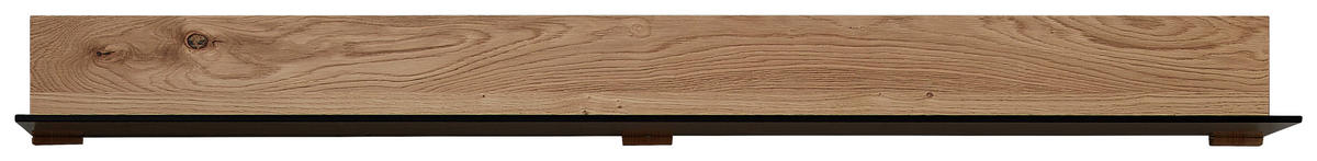 WANDBOARD Eiche furniert Eichefarben  - Eichefarben, Design, Glas/Holz (145/14/20cm) - Novel