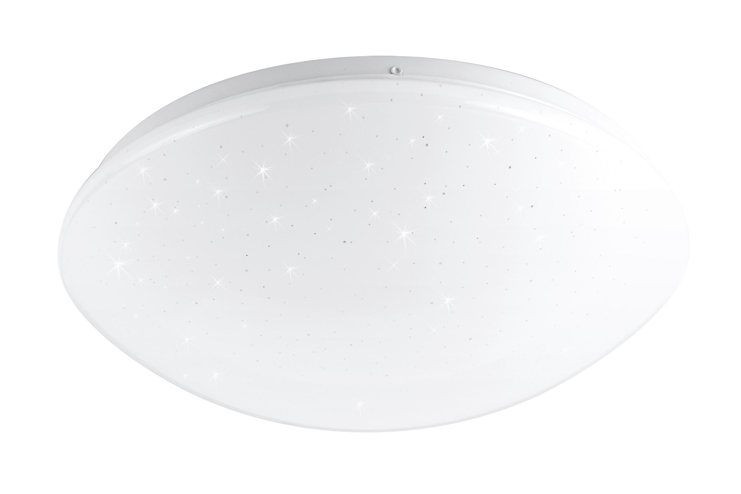 XXXLutz Led-Deckenleuchte Weiß 49x11x49 cm