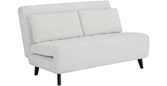SCHLAFSOFA Webstoff Weiß  - Schwarz/Weiß, Design, Holz/Textil (143/82/88cm) - Carryhome