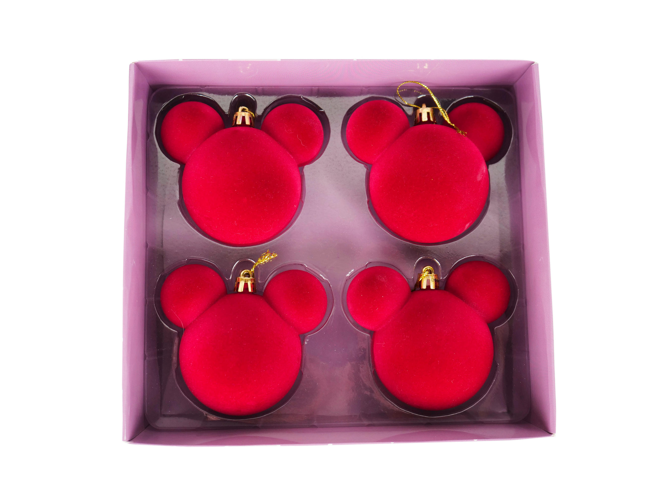 CHRISTBAUMANHÄNGER Minnie Mouse  - Rot, Trend, Textil (16/7.5/16cm) - Disney