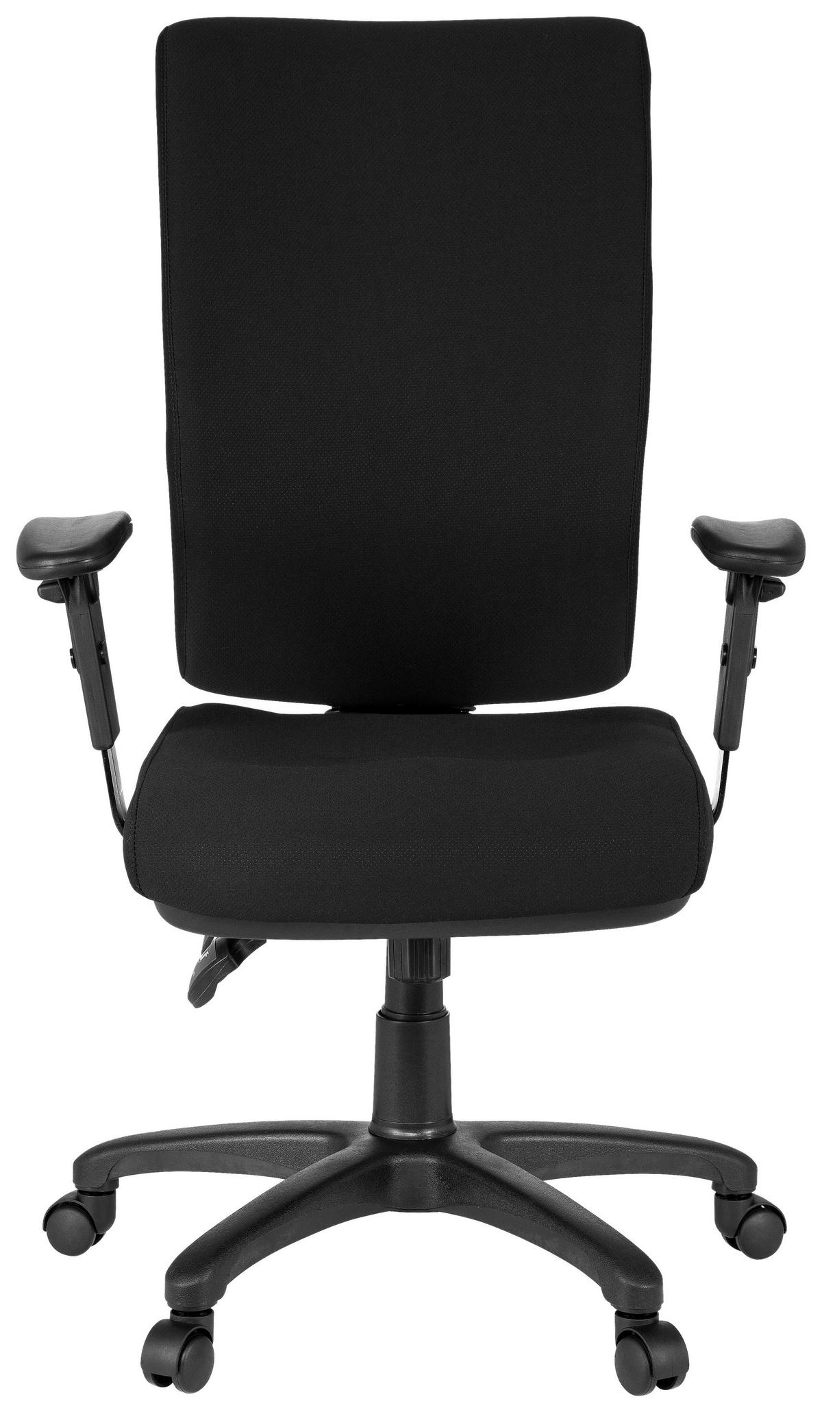 OTOČNÁ ŽIDLE, plochá tkanina, černá - černá, Basics, textil/plast (56/130/45cm) - MID.YOU