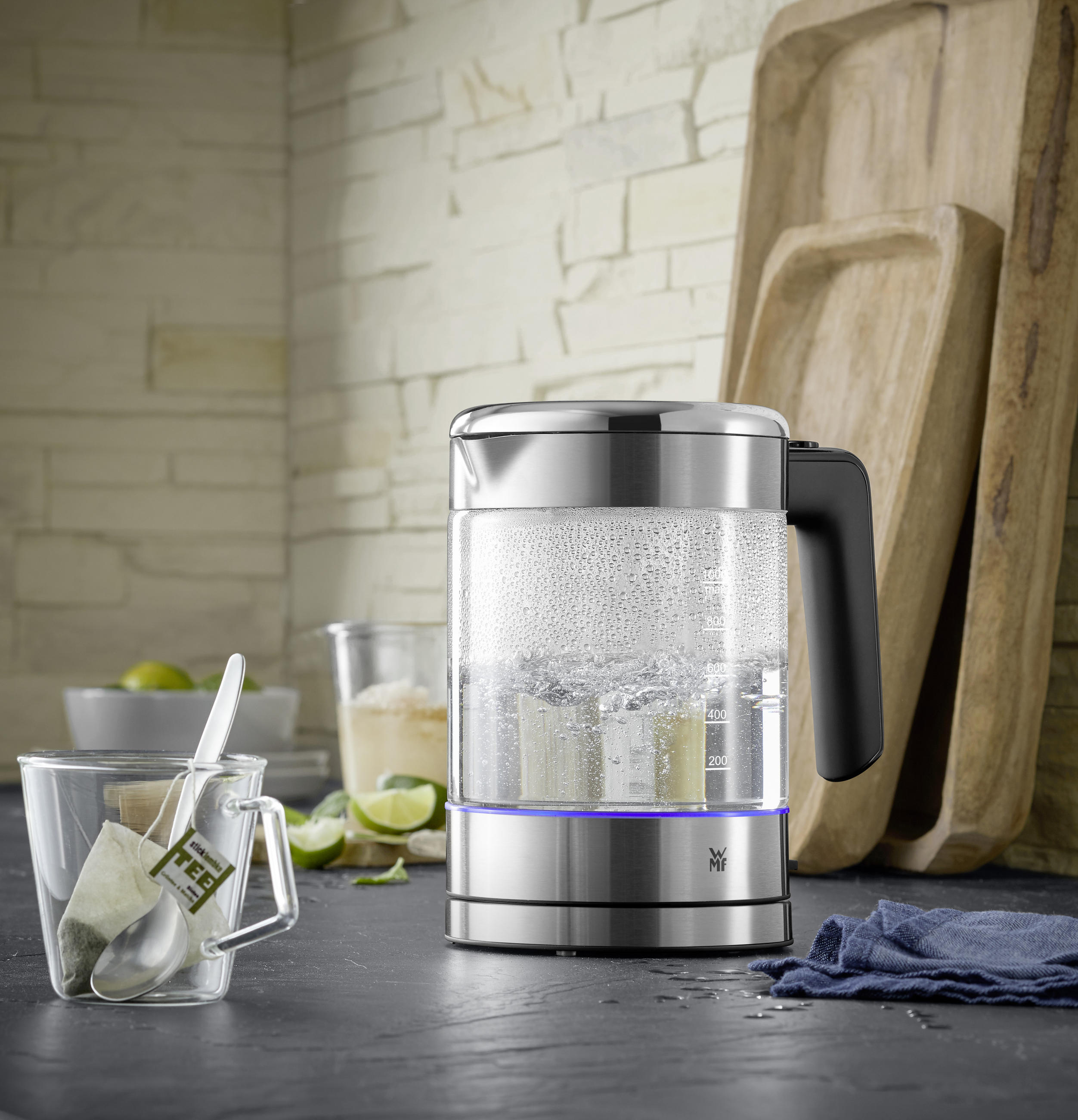 WASSERKOCHER Küchenminis 1 L  - Alufarben, Basics, Metall - WMF