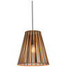 HÄNGLAMPA GOOD&MOJO 40/40/42 cm  - svart/naturfärgad, Trend, trä (40/40/42cm) - Good & Mojo