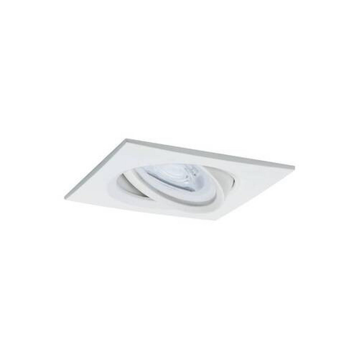 LED-DECKENLEUCHTE 8,4/8,4 cm   - Alufarben/Weiß, Basics, Metall (8,4/8,4cm) - Paulmann