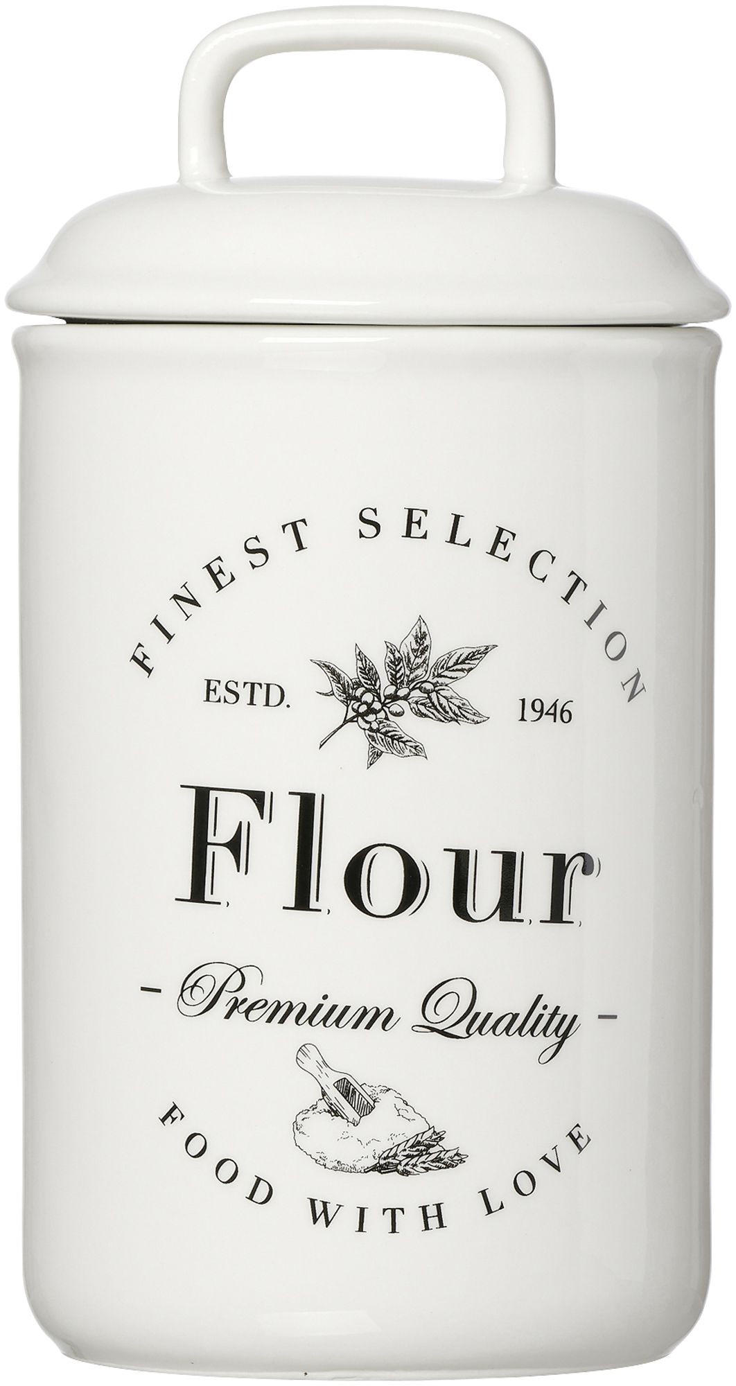 POSODA ZA SHRANJEVANJE  Finest Selection            - bela, keramika (1,1l) - Ritzenhoff Breker
