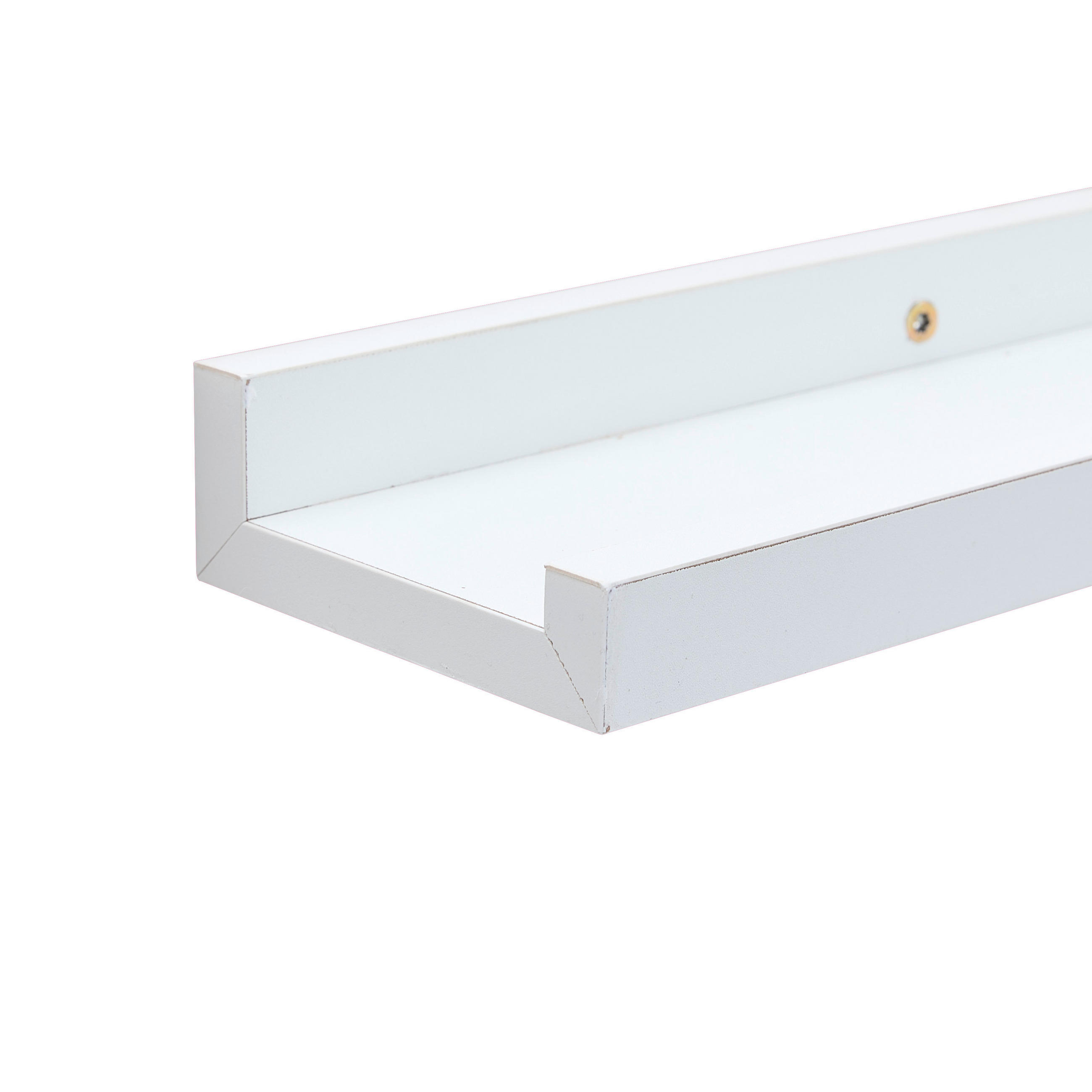 WANDBOARD Weiß  - Weiß, Basics, Holzwerkstoff (120/3,5/9cm) - Xora