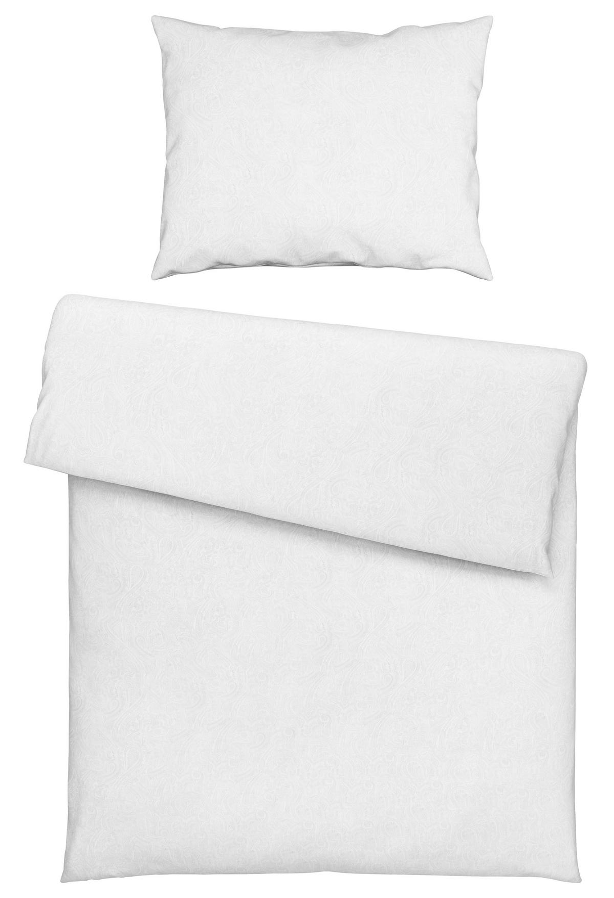 BETTWÄSCHE Frühjahr/Sommer 2024 Damast 140/200 cm  - Weiß, KONVENTIONELL, Textil (140/200cm) - Fleuresse