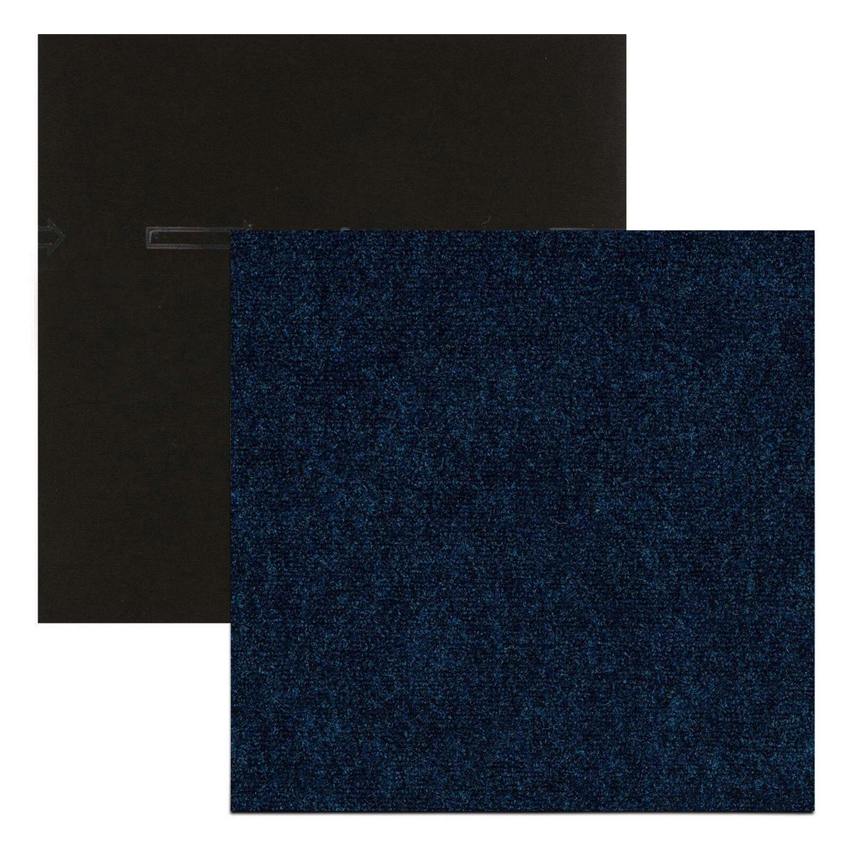 TEPPICHFLIESE - Dunkelblau, Basics, Kunststoff/Textil (50/50cm) - Esposa