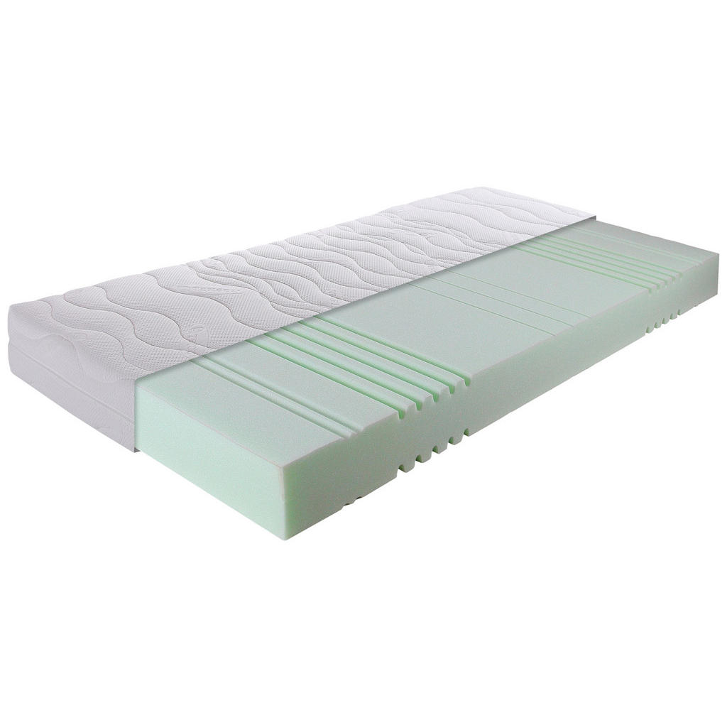 Thumbnail - Breckle Komfortschaummatratze Easy Sleep H2, Weiß, Textil, H2, Füllung: Polyester, 140x200 cm, Grüner Punkt, Lga, Textil...