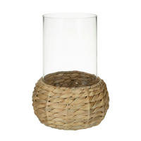 WINDLICHT Naturfarben 19/26 cm  - Naturfarben, LIFESTYLE, Glas/Naturmaterialien (19/26cm)