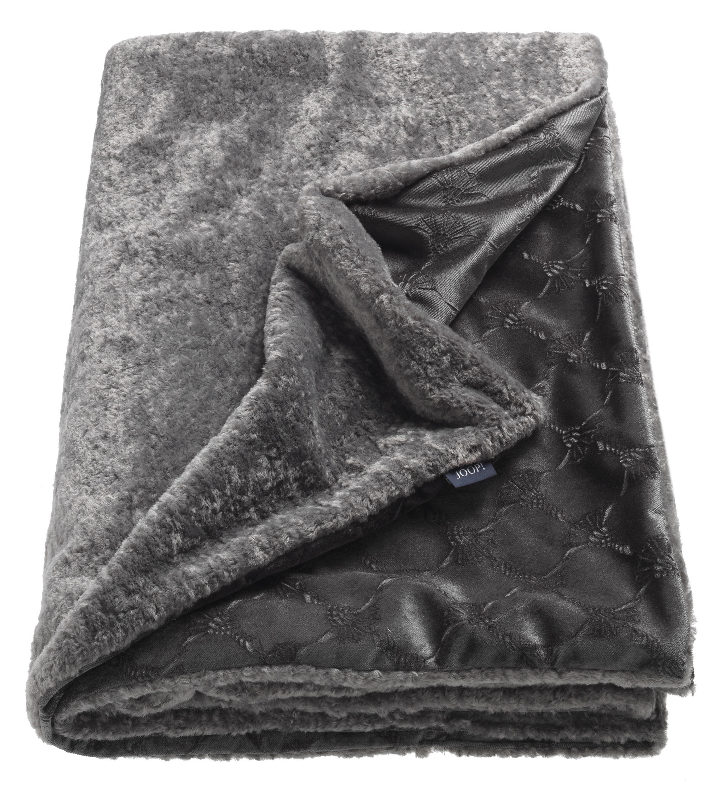 PLAID Gentle 130/170 cm - Anthrazit, Design, Textil (130/170cm) - Joop!