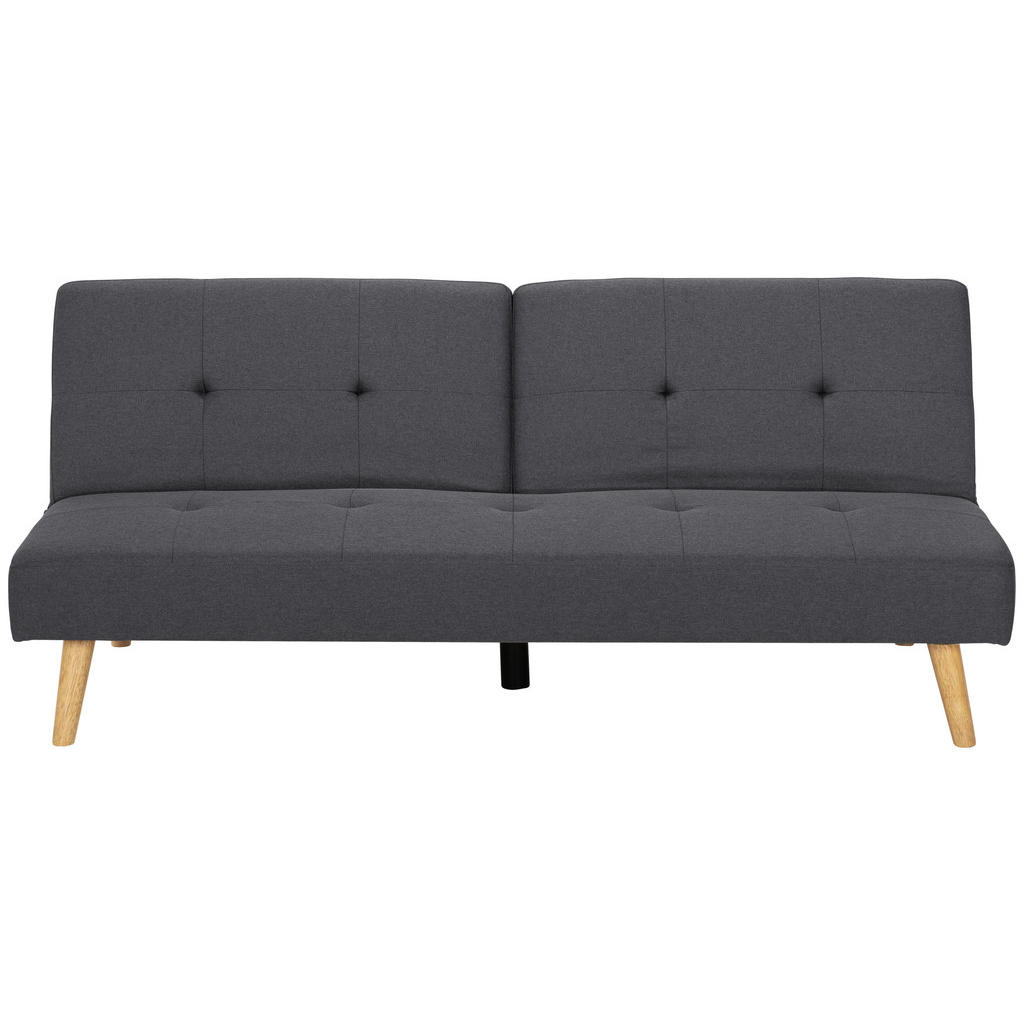 MID.YOU ROZKLÁDACÍ POHOVKA, textil, tmavě šedá