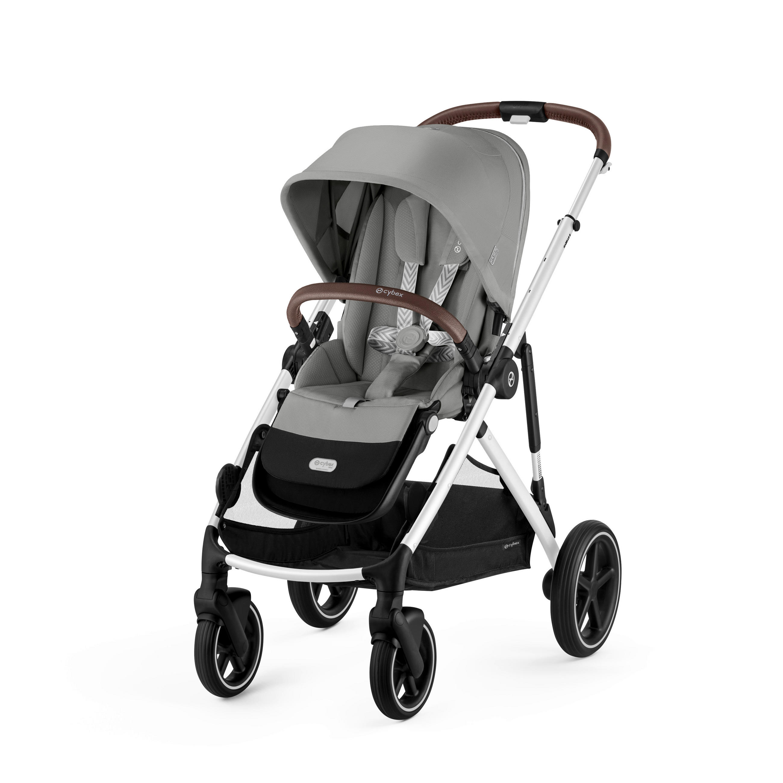 KINDERWAGEN Gazelle S  - Silberfarben/Grau, Basics, Kunststoff/Textil (106/65/110cm) - cybex GOLD