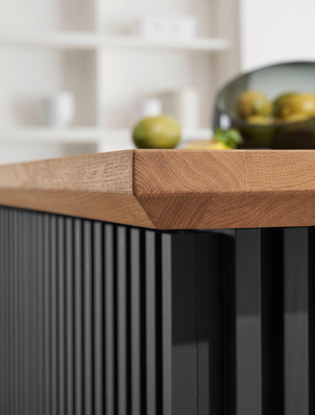 KÜCHENINSEL 160/88/90 cm  in Anthrazit  - Eichefarben/Anthrazit, Basics, Holz/Holzwerkstoff (160/88/90cm) - Carryhome