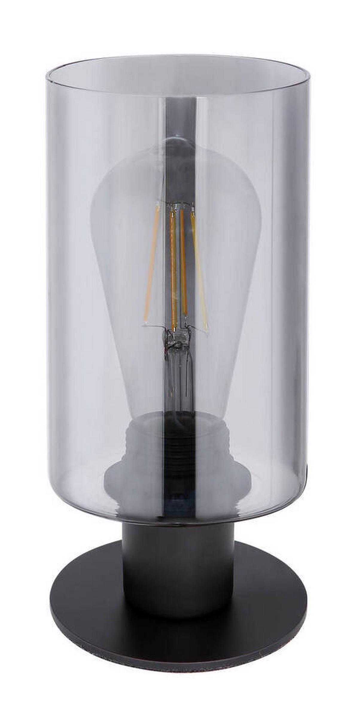 NAMIZNA SVETILKA  Hadera      10/21,5 cm       - črna/siva, Design, kovina/steklo (10/21,5cm) - Globo