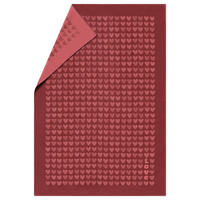 DECKE 140/200 cm  - Bordeaux, Basics, Textil (140/200cm) - David Fussenegger