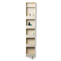 SCHUHSCHRANK Creme  - Creme, Design, Glas/Metall (29/175/12cm) - Xora