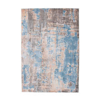 HANDWEBTEPPICH Wohnzimmer 70/140 cm Blau, Multicolor rechteckig  - Blau/Multicolor, Basics, Textil (70/140cm) - Kayoom