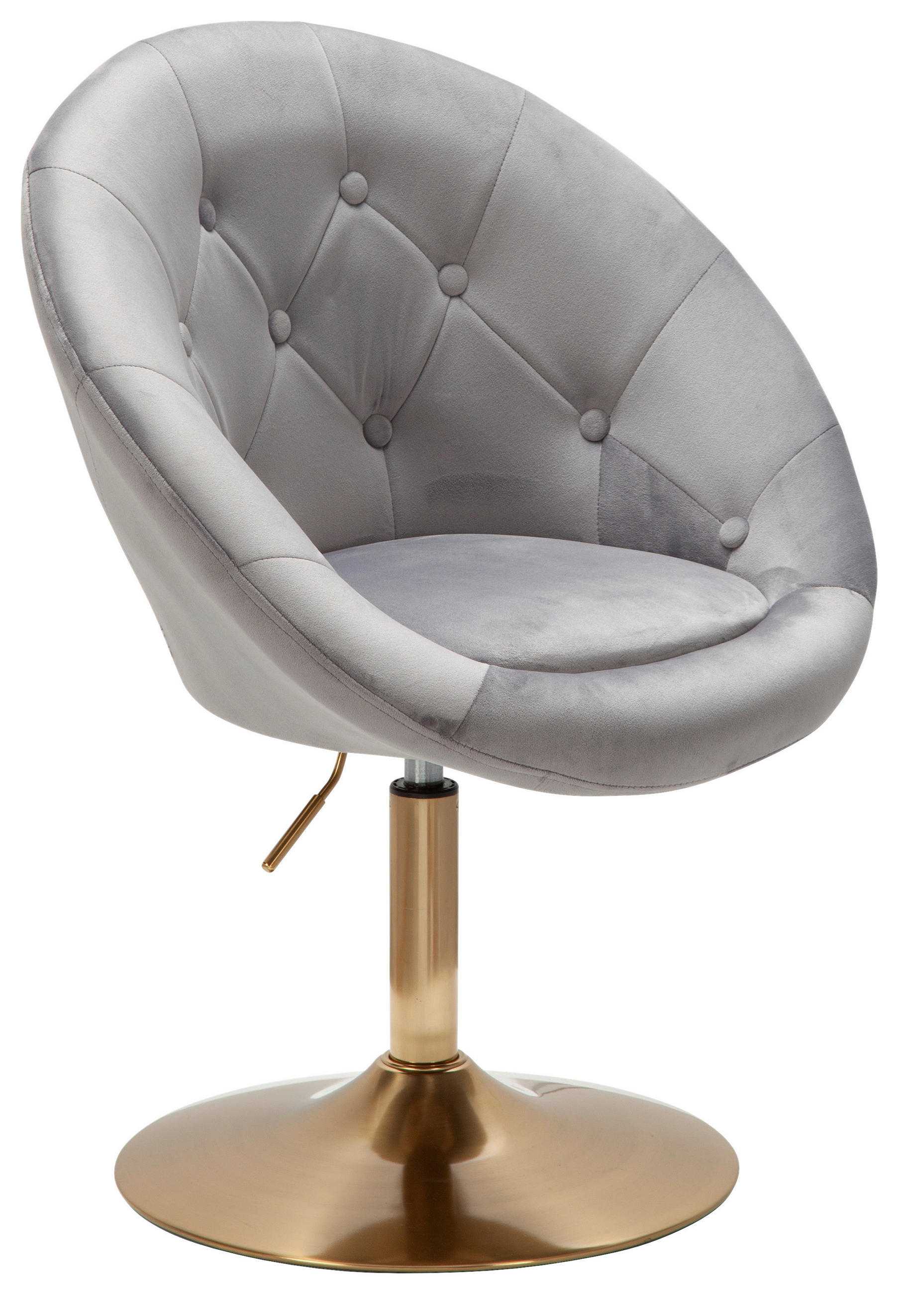 STUHL - Goldfarben/Grau, KONVENTIONELL (67/100/62cm) - MID.YOU