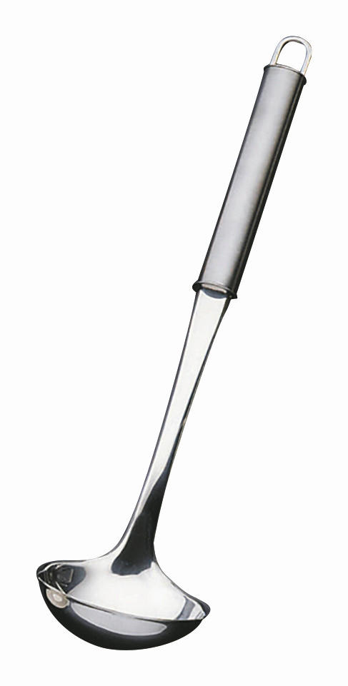 SOSSENLÖFFEL - Edelstahlfarben, Basics, Metall (28cm) - Justinus