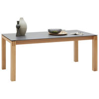 ESSTISCH in Holz, Kunststoff 180(270)/90/76 cm  - Eichefarben/Graphitfarben, Design, Holz/Kunststoff (180(270)/90/76cm) - Dieter Knoll