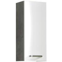 HÄNGESCHRANK 30/70/20 cm  - Chromfarben/Weiß, Design, Holzwerkstoff/Metall (30/70/20cm) - Xora