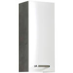 HÄNGESCHRANK 30/70/20 cm  - Chromfarben/Weiß, Design, Holzwerkstoff/Metall (30/70/20cm) - Xora