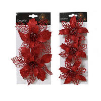 KUNSTBLUME - Rot, LIFESTYLE, Kunststoff (2,00/13,00/13,00cm)