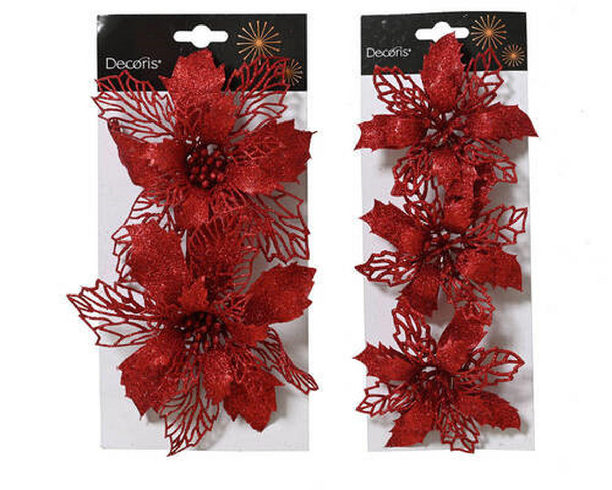KUNSTBLUME - Rot, LIFESTYLE, Kunststoff (2,00/13,00/13,00cm)
