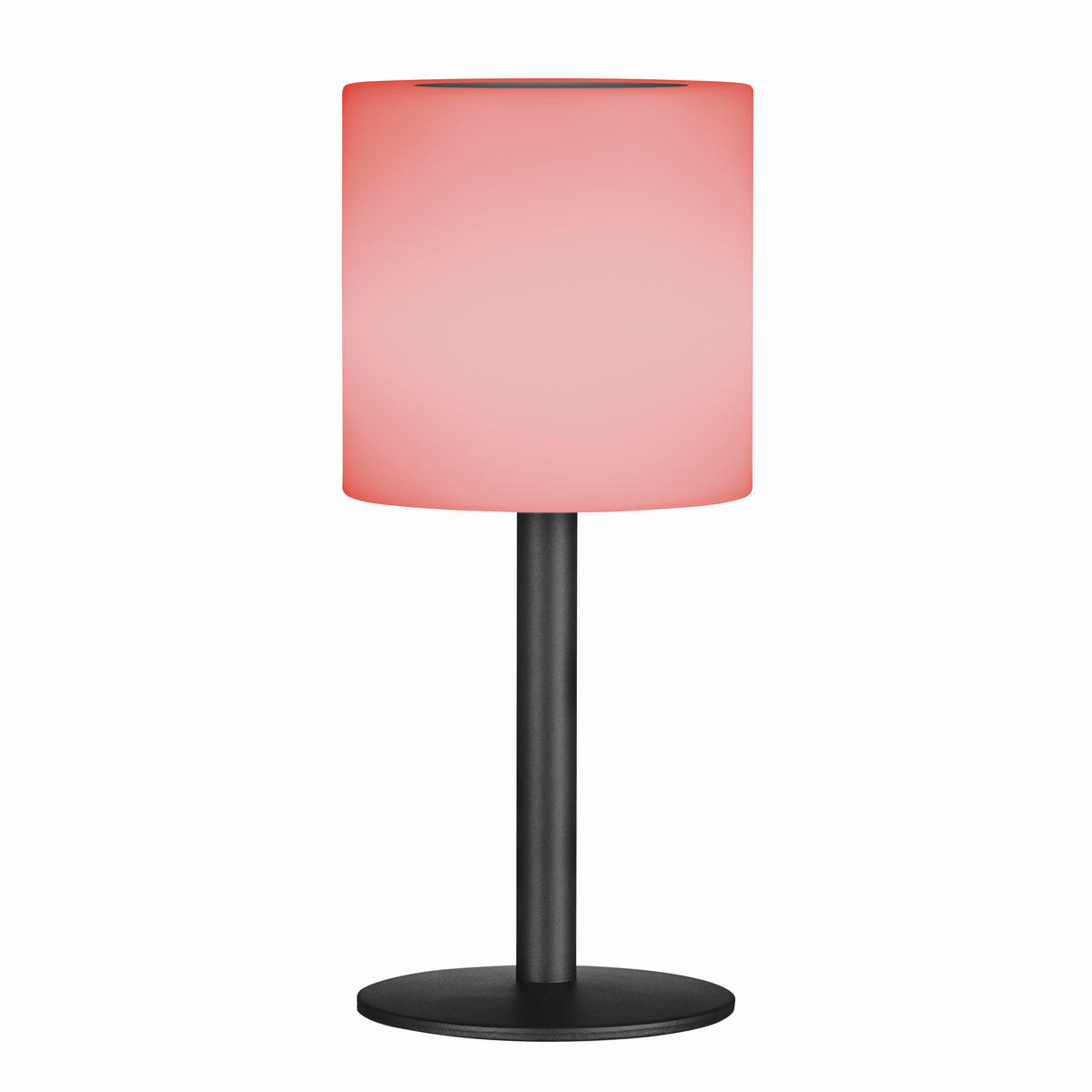 AKKU-TISCHLEUCHTE Lesina 13/30 cm   - Anthrazit/Weiß, KONVENTIONELL, Kunststoff/Metall (13/30cm)