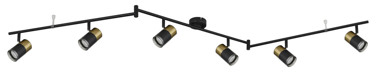 SPOTLIGHT 180/8/18,5 cm   - mörkgrå/svart, Basics, metall/plast (180/8/18,5cm) - Globo