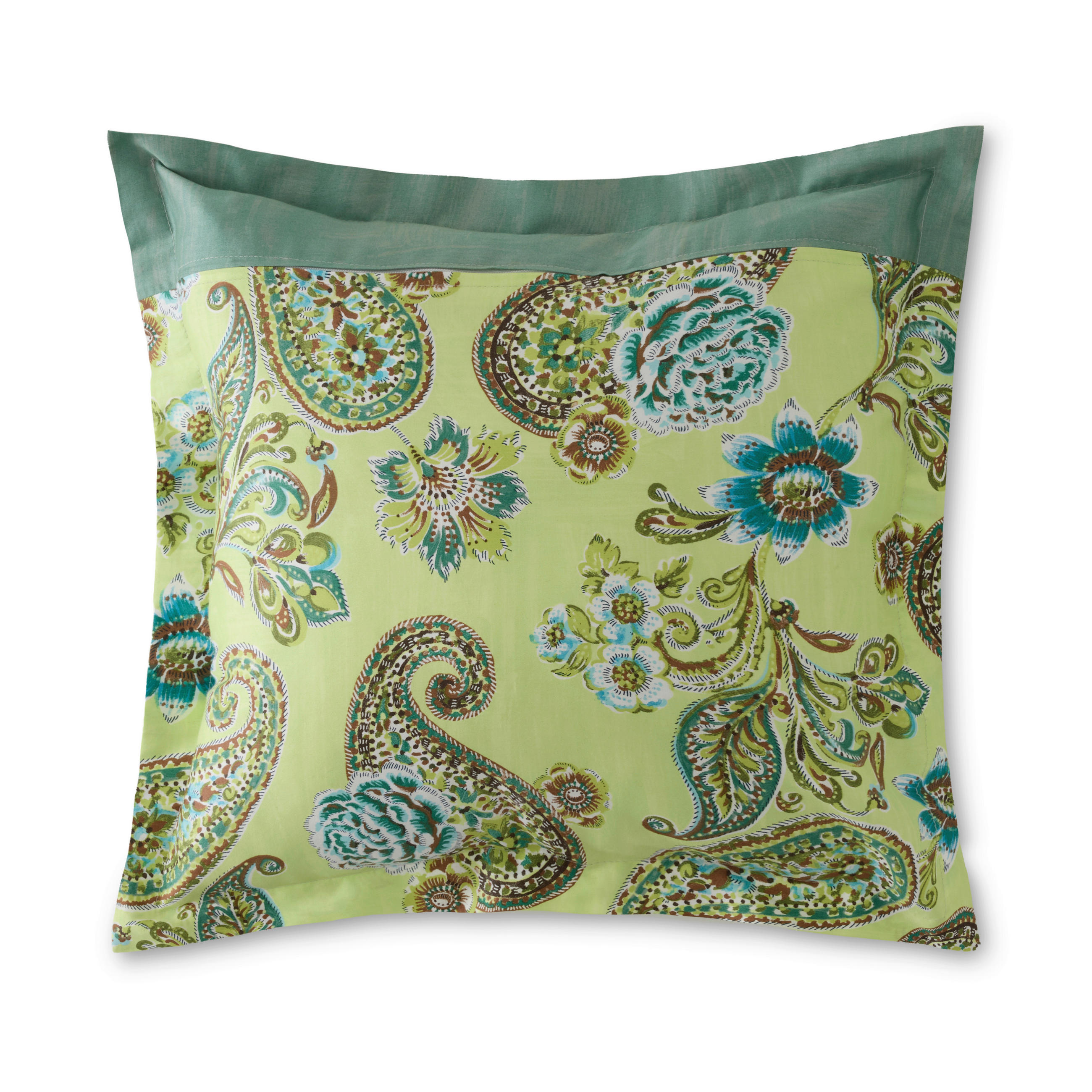 KISSENHÜLLE Rapallo 40/40 cm  - Grün, KONVENTIONELL, Textil (40/40cm) - Bassetti